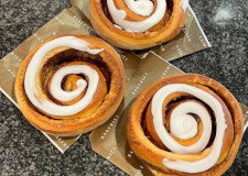 Onsdagsnegle - lys glasur